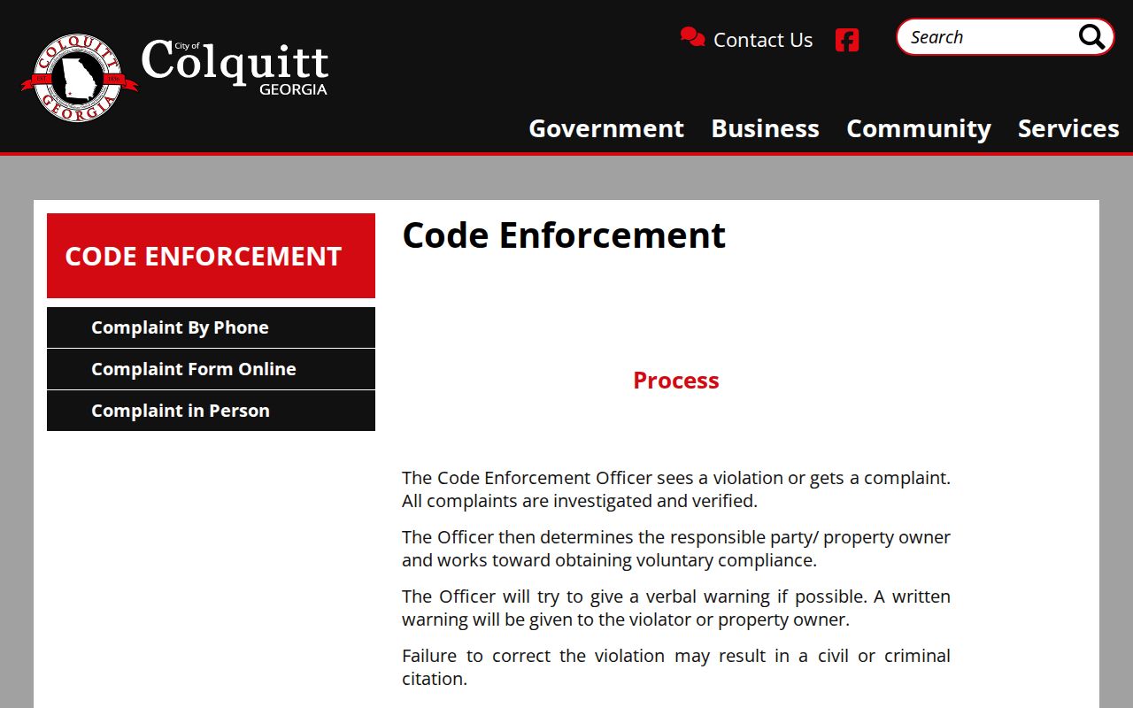 Colquitt criminal records warning to municipal citation