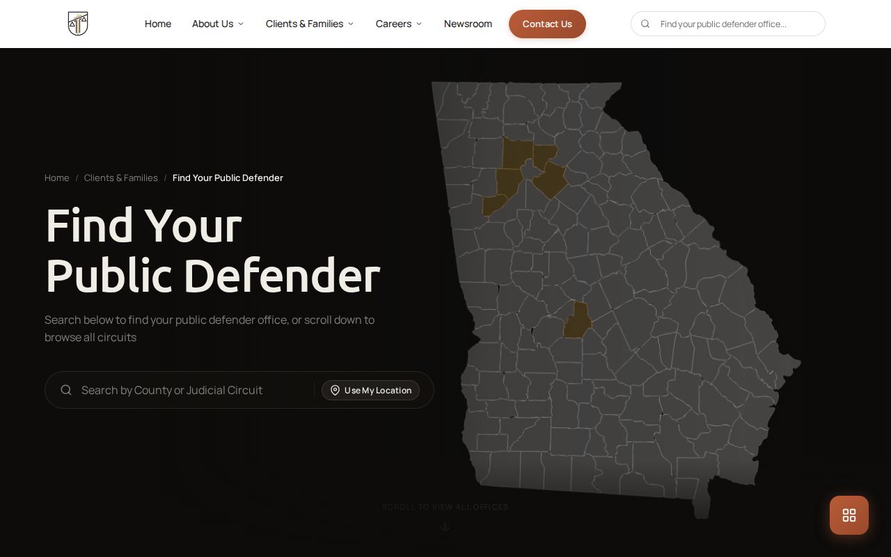Miller County criminal case public defender resources