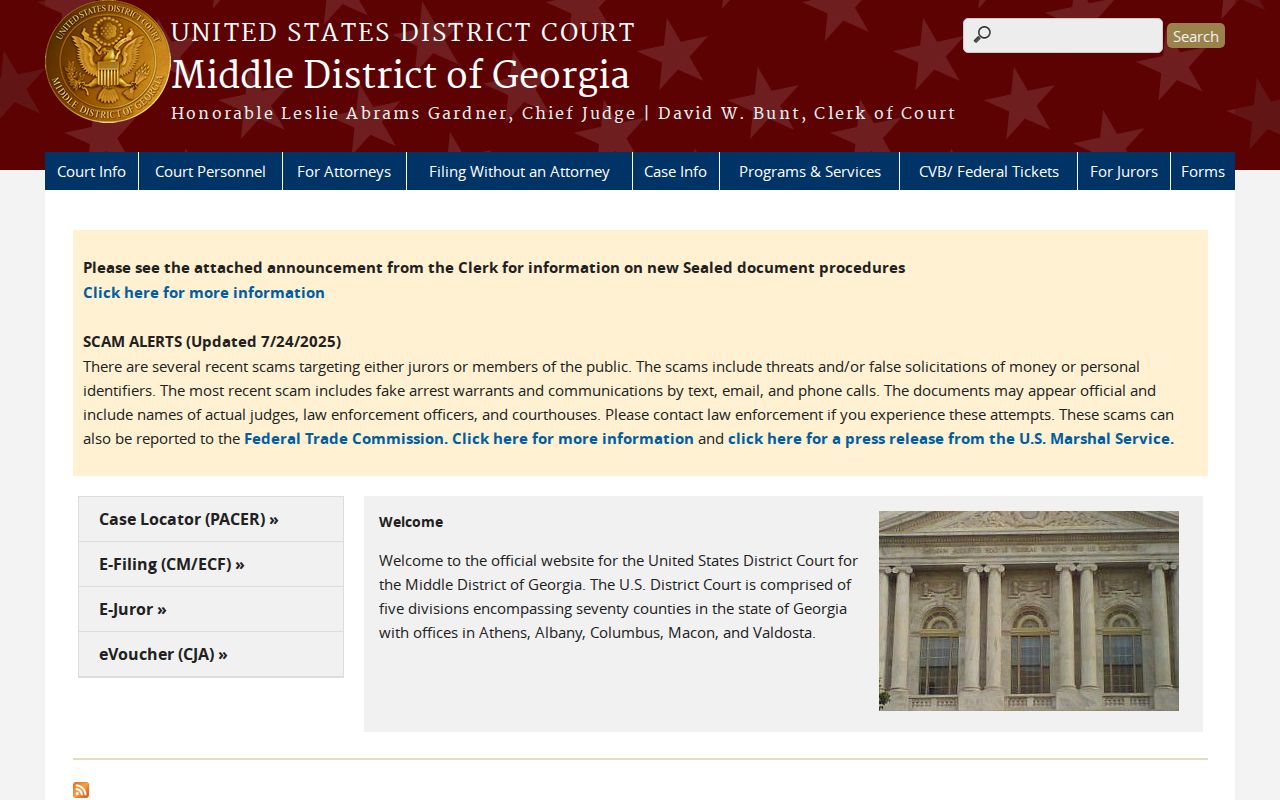 Miller County criminal history federal court gateway