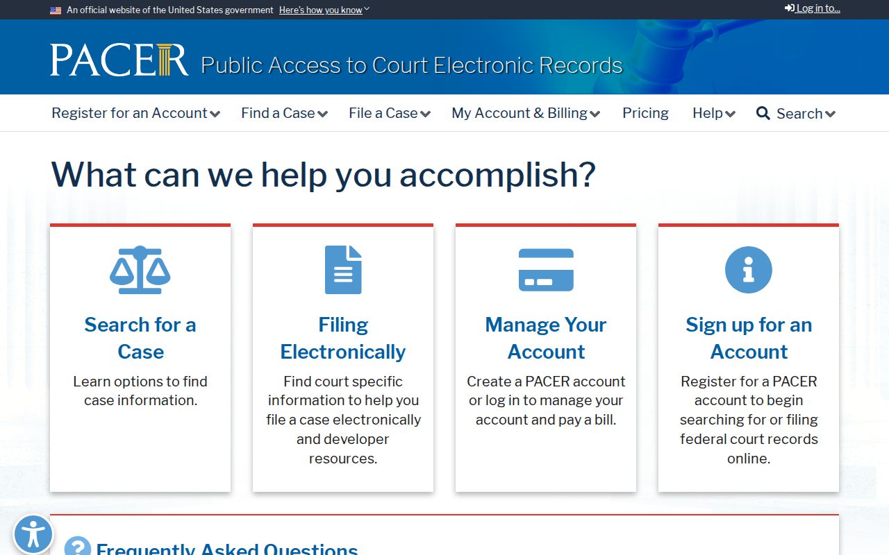 PACER search for Miller County federal criminal case records